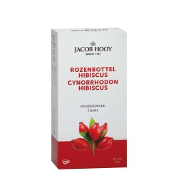 Rozenbottel Hibiscus 20 Theezakjes - Jacob Hooy