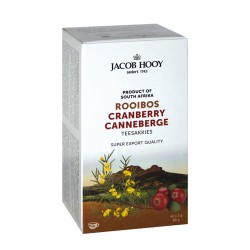 Rooibos Cranberry 40 Theezakjes - Jacob Hooy